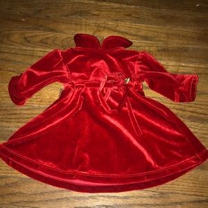 Red baby dress 2pc set